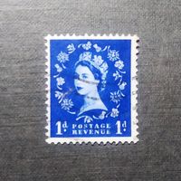 Марка Великобритания 1952-1954 Королева