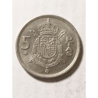 Испания 5 песет 1975(78)