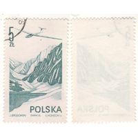 Польша 1976.03.27 (Mi)PL2437 сер.Современные авиаперелеты - 5zl лайнер (г) (a1-02 ТОРГ