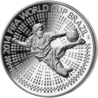 Чемпионат мира по футболу 2014 года. Бразилия, 1 рубль 2013