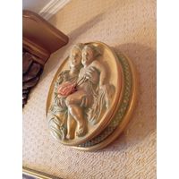 - Плакетка ЖОЗЕФИНА С МЛАДЕНЦЕМ НАПОЛЕОНОМ II 17х4 см из серии реплики мировых шедевров