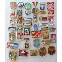 Значки городов Белоруссии. СССР - 39 шт. Алюминий.