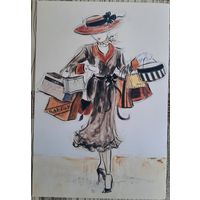 Сюжетная открытка. Карен Дюпре (Karen Dupre). Россия.