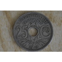 Франция 25 сантимов 1918 с 1 руб