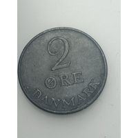 Дания 2 эре 1957 года .