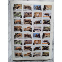 Фауна. Манама (ОАЭ). 1971. 2 малых листа с/з. Michel N 514-533 (44,0 е)