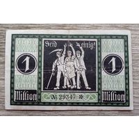 Werty71 Германия Веймар 1000000 марок 1923  банкнота 1 миллион гроссгельд Гоппиген Гёппинген