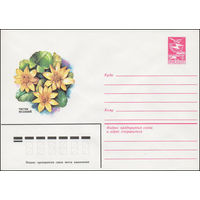 Художественный маркированный конверт СССР N 16521 (25.10.1983) Чистяк весенний