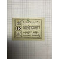 30 геллеров (нотгельды) Австрия.-2512