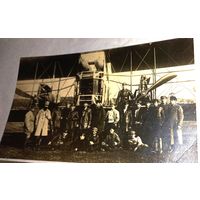 Фото -старая копия?  ВВС РККА Илья Муровец Саропул 1921 ? подписано ( F)