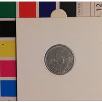 Финляндия 5 пенни 1980 в холдере