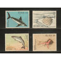 Ирландия-1982(Мих.472-475) , ** , Морская Фауна, Рыбы, Раки, Раковины (полная серия)