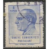 Турция. Кемаль Ататюрк. Первый Президент. 1965г. Mi#1956.