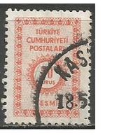 Турция. Цифра в солнечном круге. Доплатная марка. 1965г. Mi#102.