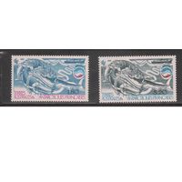 Французские Антарктические Территории-1985(Мих.200-201) , ** , Морская Фауна,(полная серия)