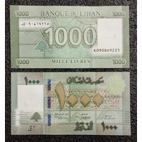 1000 ливров Ливан 2016 г. UNC