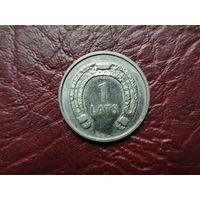 1 лат Латвия 2010 г. Подкова.