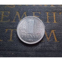 1 пфенниг 1984 (A) Германия ГДР #13 aUNC