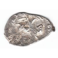 Деньга ~1485-1505 Иван III Васильевич (Великий) чеканка в Новгороде _состояние ХF