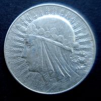 Монета СЕРЕБРО Польша 5 злотых 1934 год