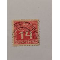 Марка почтового сбора. Ориентировочно 1910-1919 гг.