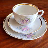 Кофейное трио из сервиза Айа-1, Рижский ФФЗ.