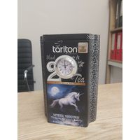 Банка из-под чая TARLTON 200 г с часами