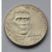 США, 5 центов 2020 г. Р