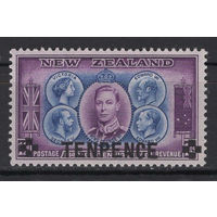 Новая Зеландия 1944** Династия британских монархов Георг VI Новый номинал SG#662