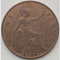 Великобритания 1 пенни 1928 г.