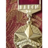 Значок наградной СССР ВЛКСМ, Молодой гвардеец пятилетки, 2 степень