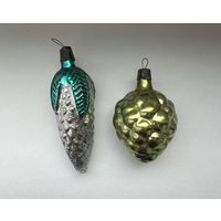 Елочная игрушка шишка виноград СССР цена за все К.19