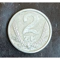 2 злотых 1989  Polska Rzeczpospolita  Ludowa 2 zl 1989 Польша