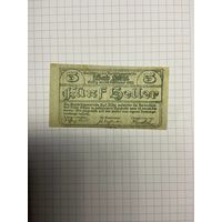 5 геллеров (нотгельды) Австрия.-2512