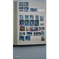 Сборная тематика марок . Космос