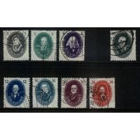 ГЕРМАНИЯ, ГДР - 1950 [Mi. 261-263,265-269] Гашеная (DDR02)