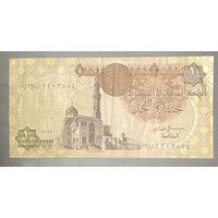 Банкнота 1 фунт. 2020 год, Египет. Мечеть султана Каит-бея.