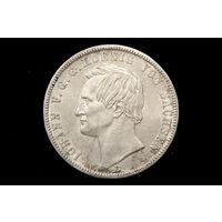 Талер 1871 г. Саксония (Германия), Иоганн V. "Союзный талер". Штемпельный блеск!