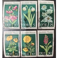 ГДР 1985. Флора. Цветы. Полная серия