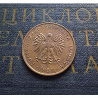 5 злотых 1987 Польша #07 XF