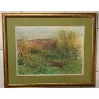 Казаков Б.И "Весна", 1995г. Акварель. Размер 48х36 см.