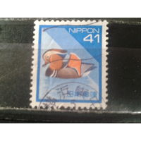 Япония, 1992. Утка-мандаринка