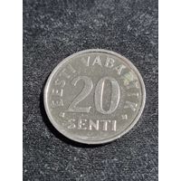 Эстония 20 сентов 2004