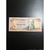 Багамы, Багамские острова - 5 долларов 1974 (2001) "Танец Джунканоо" Р - 63b