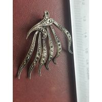 Брошь серебро