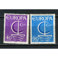 Италия - 1966 - Европа (C.E.P.T.) - Корабль - [Mi. 1215-1216] - полная серия - 2 марки. MNH.  (Лот 41Gv)-T4P17