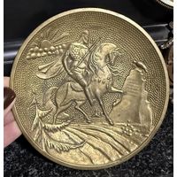 Винтажная тарелка Богатырь на распутье