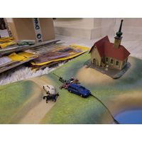 Железная дорога в миниатюре. Полный комплект без рельс. масштаб N0