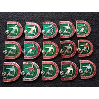 Футбол. Клубы. Динамо Киев. Черноморец. Зенит. Пахтакор. Нистру. Арарат. Нефчи. Металлист. Шахтёр. Торпедо. Днепр. Жальгирис. Сборный лот. Цена за один значок. (Б-5)