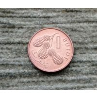 Werty71 Гамбия 1 бутут 1998 год Арахис Один год чекана